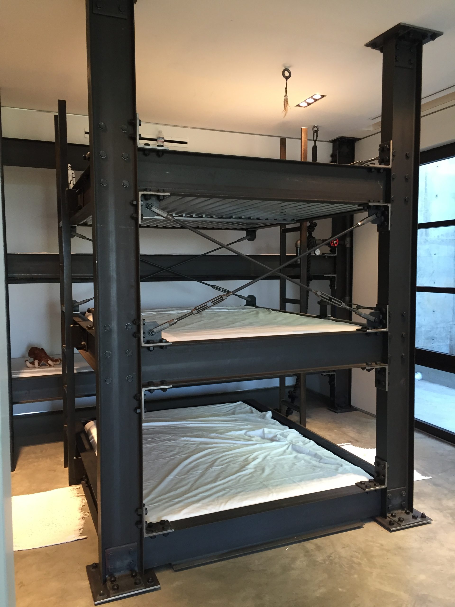 Industrial Style Bunk Beds for Boys