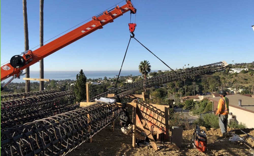 Pool Construction update in Pacific Palisades