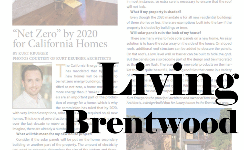 Article in Living Brentwood, January 2020