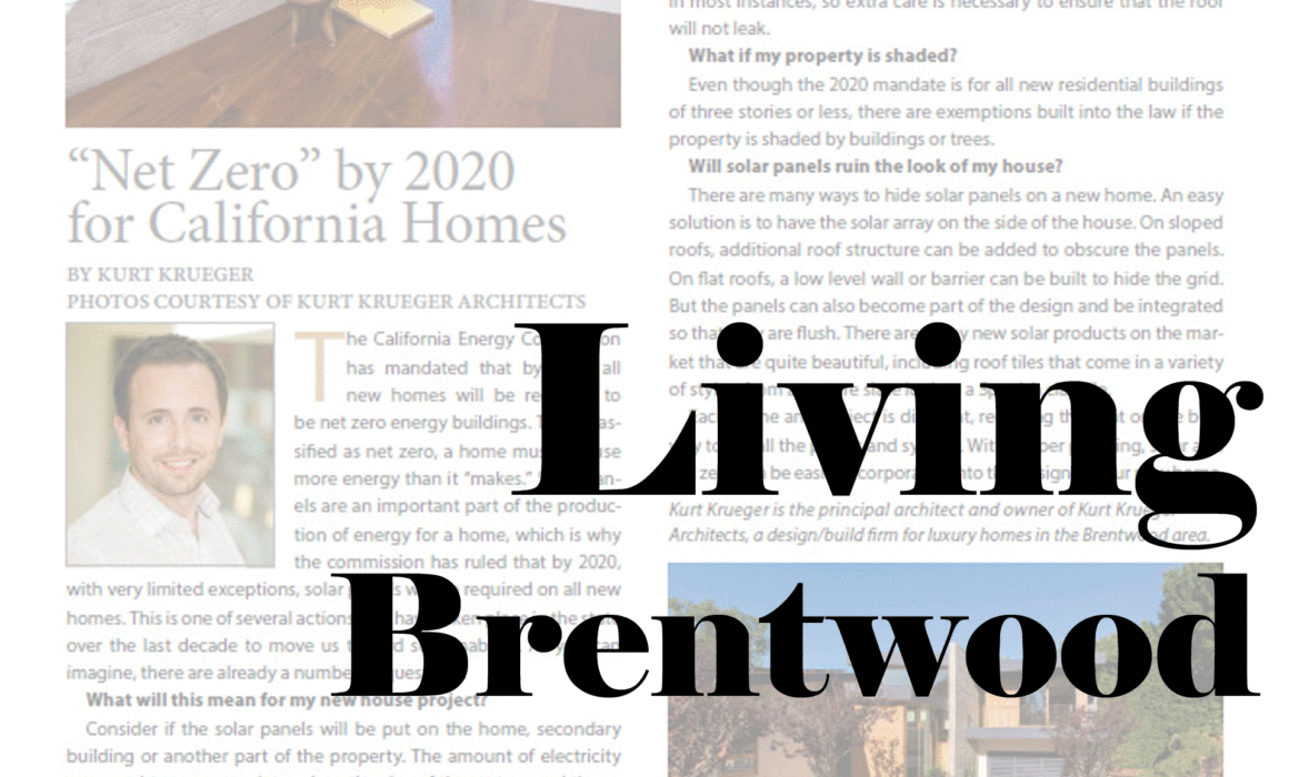 Article in Living Brentwood, January 2020
