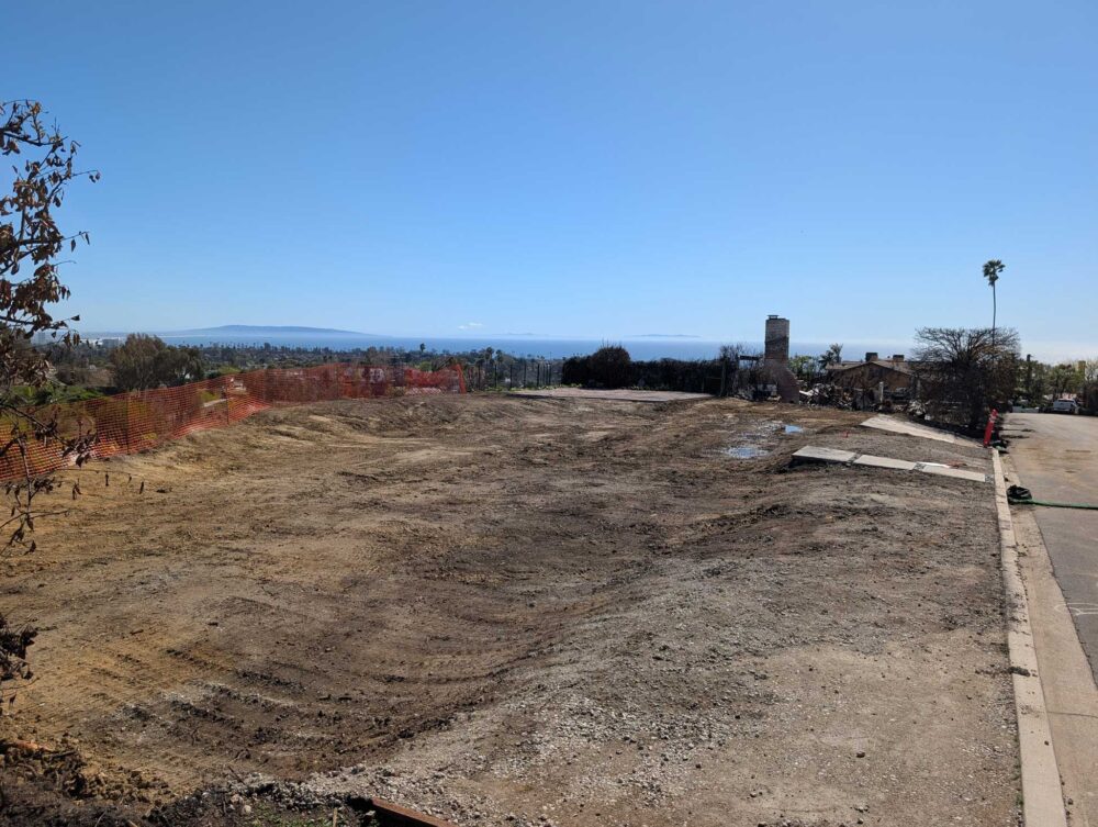 Lot cleared in Los Angeles after Palisades Fire ready to be rebuilt