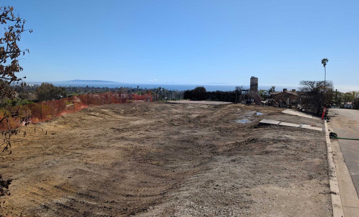 Lot cleared in Los Angeles after Palisades Fire ready to be rebuilt